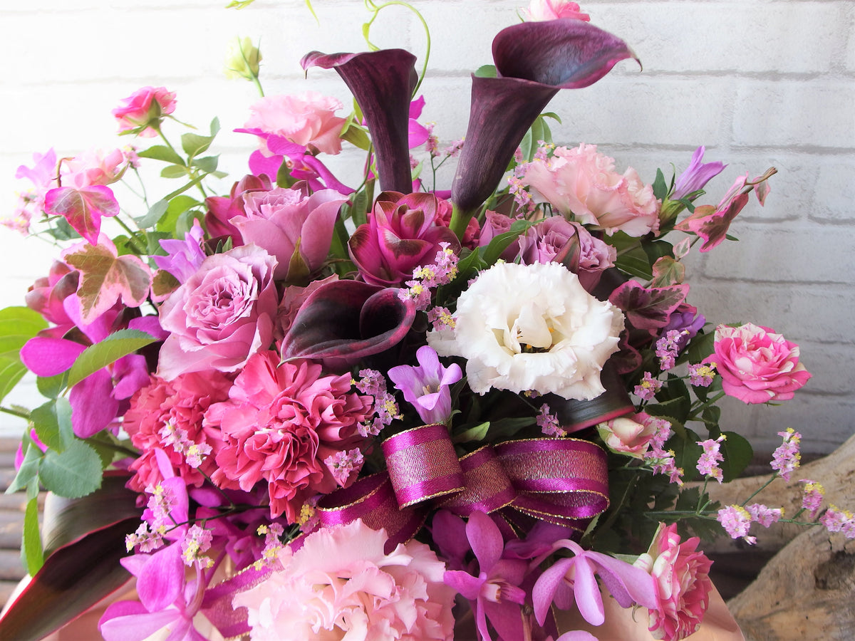 レア！ピンクハウス 花飾り 紫 ※お値下げ不可 紫が似合うあなたへ