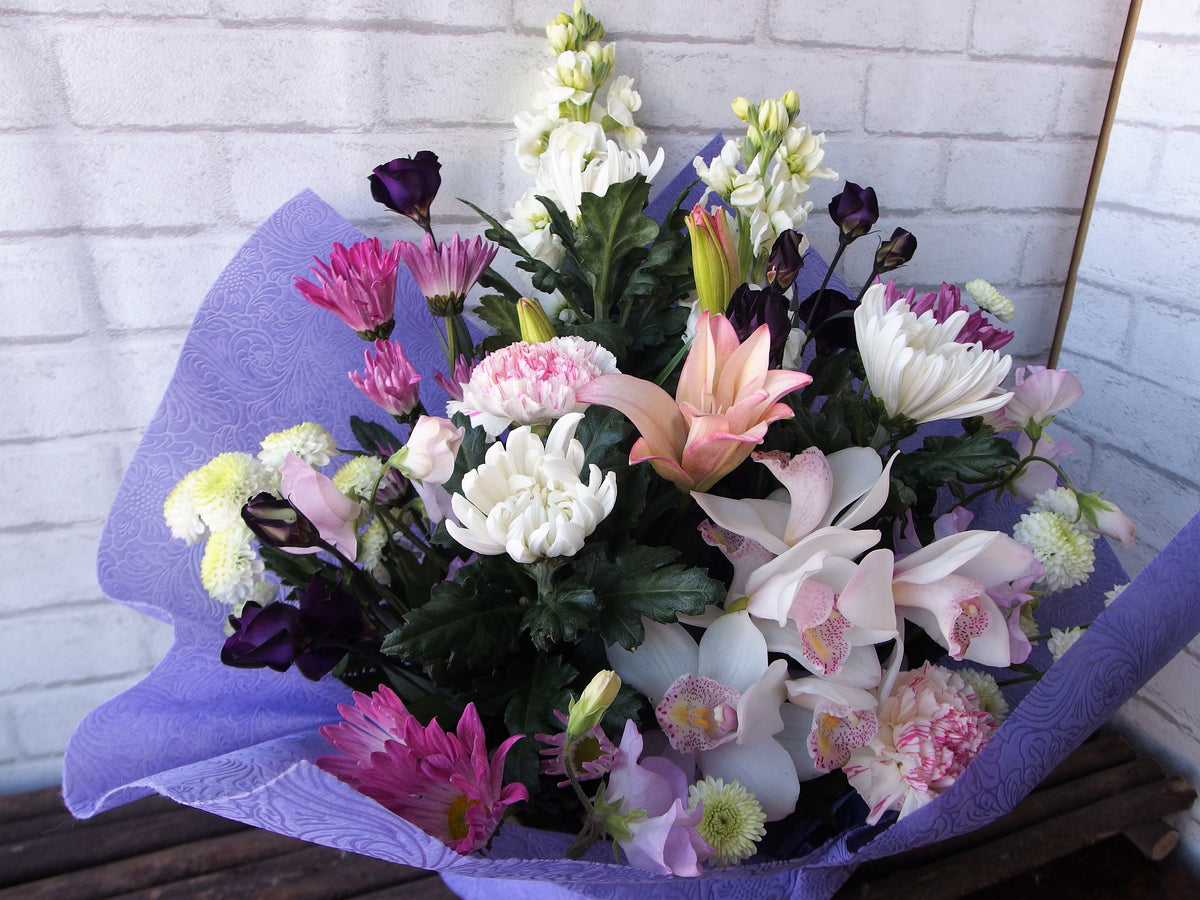 心落ち着く紫系アレンジ