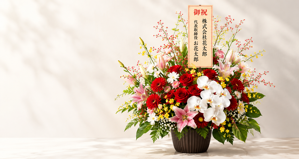 開店祝いのお花