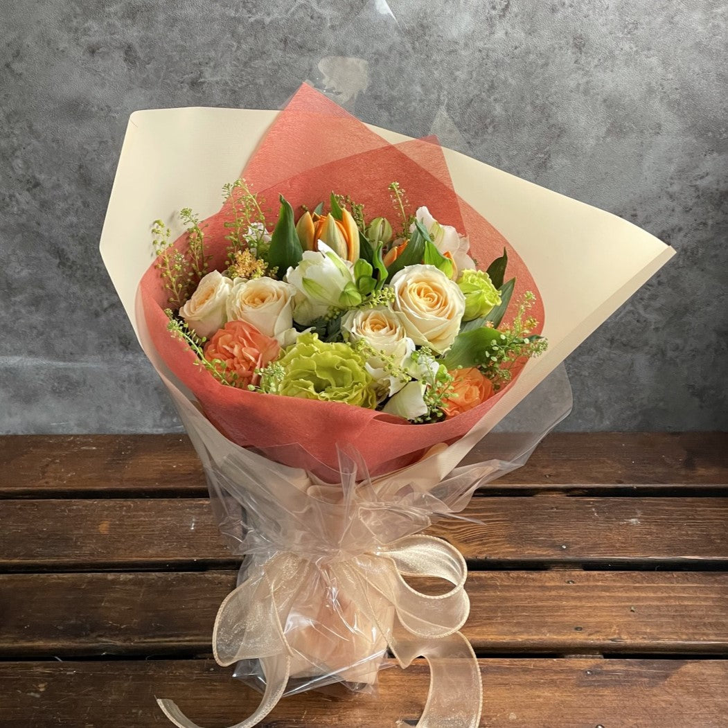 元気みなぎるオレンジブーケ